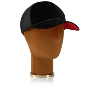 Aliochitto – Cappello da camionista – Velluto – Nero