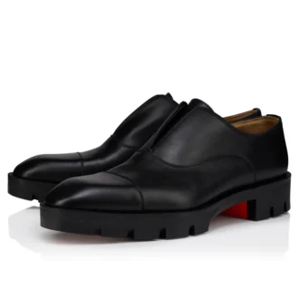 Alpha Lion – Oxford – Pelle di vitello – Nero – Uomo