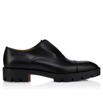 Alpha Lion – Oxford – Pelle di vitello – Nero – Uomo
