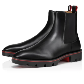 Alpinosol – Stivali – Pelle di vitello liscia – Nero – Uomo