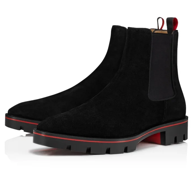 Alpinosol – Stivali – Pelle di vitello – Nero – Uomo