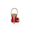 Apostropha Sling – Décolleté con cinturino posteriore da 80 mm – Pelle nappa – Blush – Donna