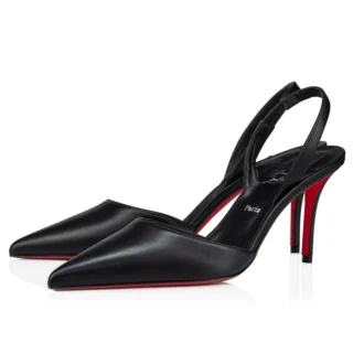 Apostropha Sling – Décolleté con cinturino posteriore da 80 mm – Pelle nappa – Nero – Donna Apostropha Sling – Décolleté con cinturino posteriore da 80 mm – Pelle nappa – Nero – Donna