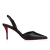 Apostropha Sling – Décolleté con cinturino posteriore da 80 mm – Pelle nappa – Nero – Donna