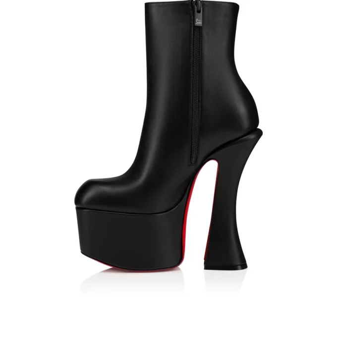 Aquabootie – Stivali con tacco basso da 160 mm – Pelle di vitello – Nero – Donna Aquabootie – Stivali con tacco basso da 160 mm – Pelle di vitello – Nero – Donna