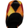 Aquadorcet – Décolleté con cinturini da 160 mm – Pelle di serpente d’acqua patchwork – Palio, Nero – Donna