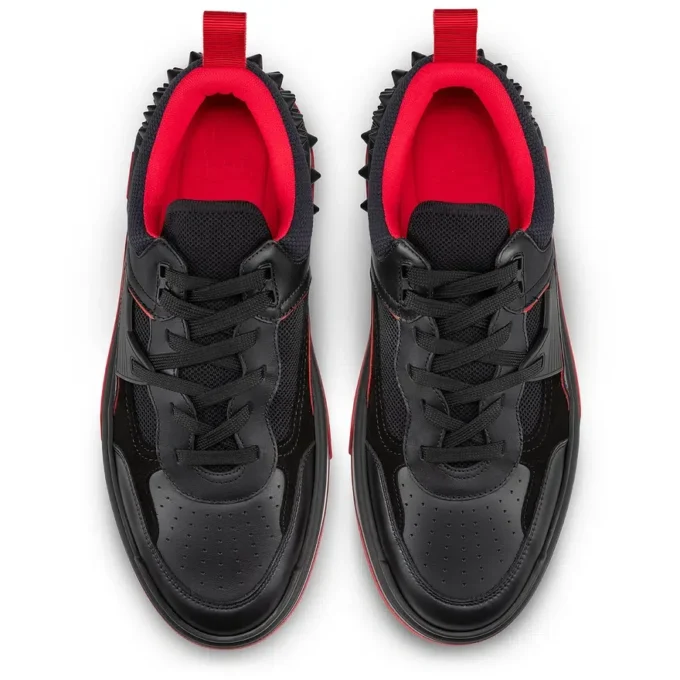 Astroloubi – Sneakers – Pelle di vitello e pelle scamosciata – Nero – Uomo Astroloubi – Sneakers – Pelle di vitello e pelle scamosciata – Nero – Uomo