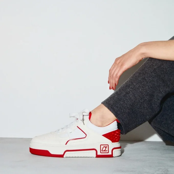 Astroloubi – Sneakers – Pelle di vitello, pelle scamosciata e pelle nappa – Bianco – Donna Astroloubi – Sneakers – Pelle di vitello, pelle scamosciata e pelle nappa – Bianco – Donna
