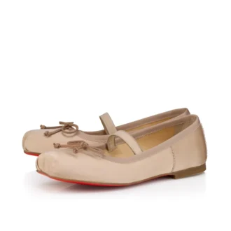 Baballet – Ballerine – Raso crepe e pelle di agnello nappa – Blush – Bambini