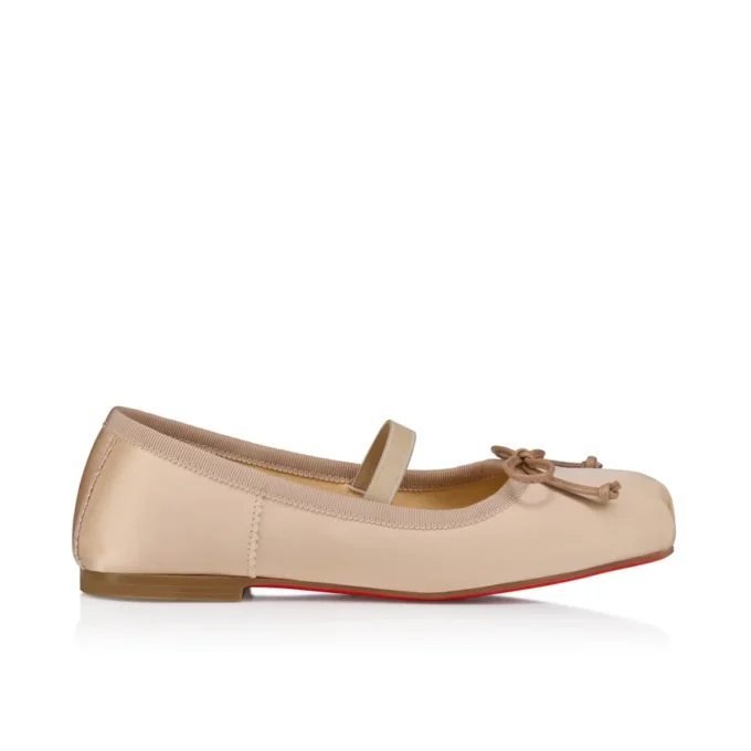 Baballet – Ballerine – Raso crepe e pelle di agnello nappa – Blush – Bambini