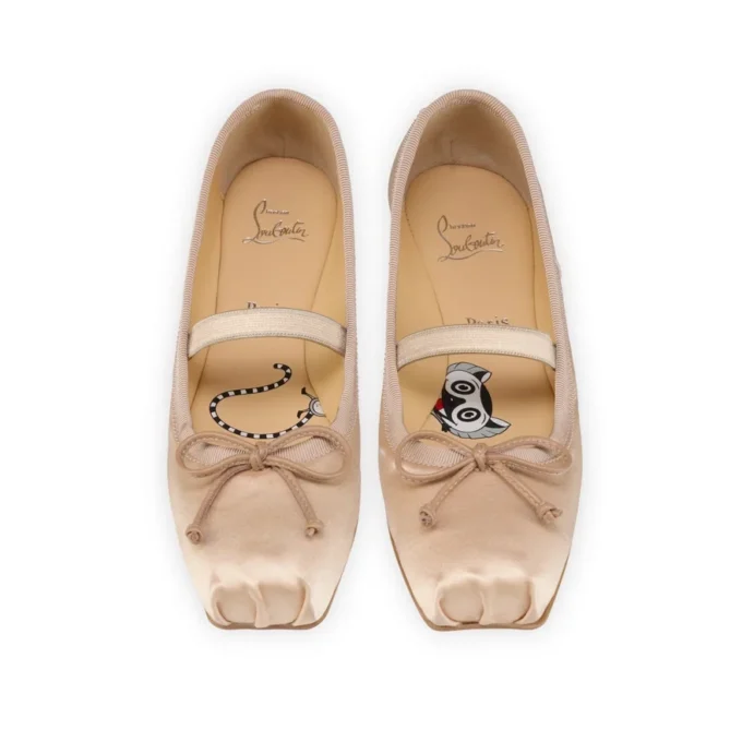 Baballet – Ballerine – Raso crepe e pelle di agnello nappa – Blush – Bambini