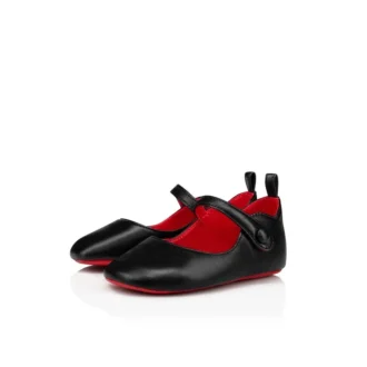 Baby Love Chick – Ballerine – Pelle di agnello nappa – Nero – Bambino