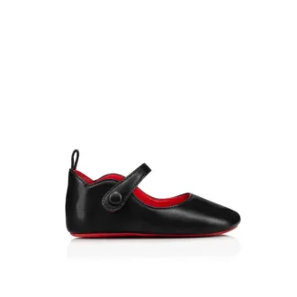 Baby Love Chick – Ballerine – Pelle di agnello nappa – Nero – Bambino