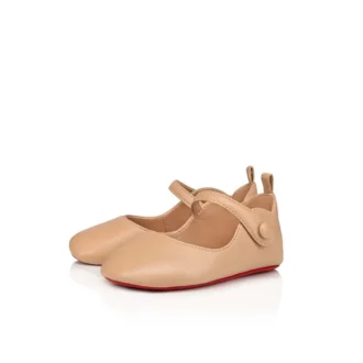Baby Love Chick – Ballerine – Pelle di agnello nappa – Nude 1 – Bambino
