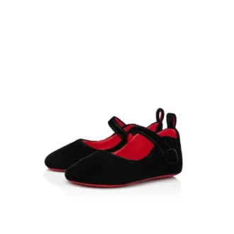 Baby Love Chick – Ballerine – Velluto – Nero – Bambino
