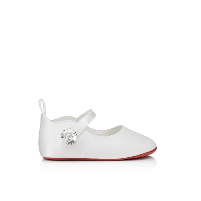 Baby Love Chick Strass – Ballerine – Raso crepe e strass – Bianco – Bambino Baby Love Chick Strass – Ballerine – Raso crepe e strass – Bianco – Bambino