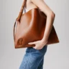 Baggy – Borsa Tote – Pelle di vitello – Cuoio Baggy – Borsa Tote – Pelle di vitello – Cuoio