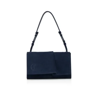 Baggy Small – Borsa a tracolla – Pelle di vitello – Blu navy