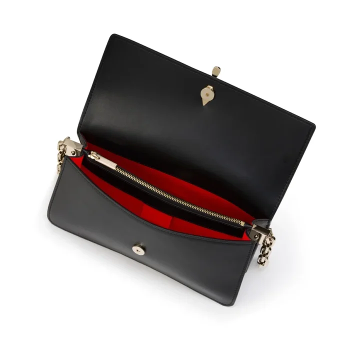 Bettina – Borsa a tracolla – Pelle di agnello nappa – Nero Bettina – Borsa a tracolla – Pelle di agnello nappa – Nero