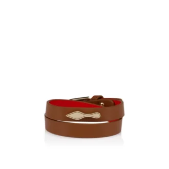 Bettina – Braccialetto – Pelle di vitello liscia – Cuoio
