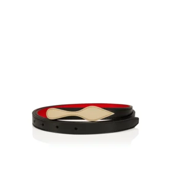 Bettina – Cintura – Pelle di vitello liscia – Nero