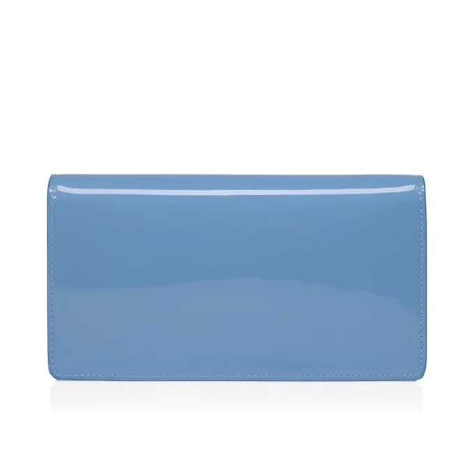 Bettina – Pochette – Pelle di vitello verniciata – Ceruleo Bettina – Pochette – Pelle di vitello verniciata – Ceruleo