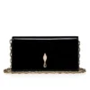 Bettina – Pochette – Pelle di vitello verniciata – Nero Bettina – Pochette – Pelle di vitello verniciata – Nero