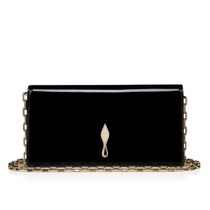 Bettina – Pochette – Pelle di vitello verniciata – Nero Bettina – Pochette – Pelle di vitello verniciata – Nero
