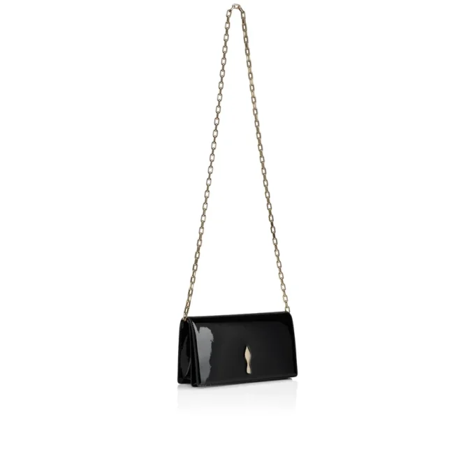 Bettina – Pochette – Pelle di vitello verniciata – Nero Bettina – Pochette – Pelle di vitello verniciata – Nero