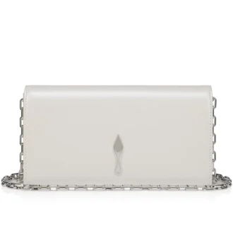 Bettina – Pochette – Pelle nappa perlata – Bianco