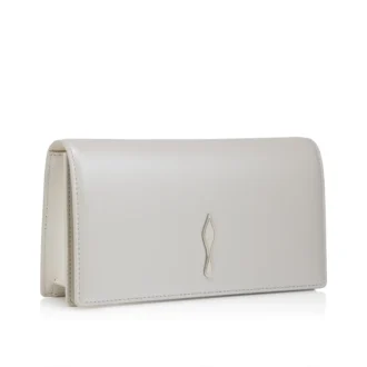 Bettina – Pochette – Pelle nappa perlata – Bianco