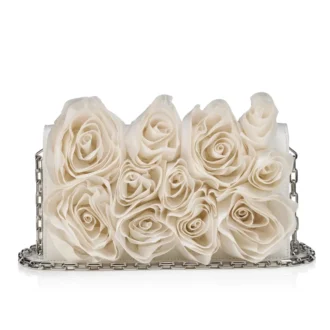 Bettina – Pochette – Raso crepe – Bianco