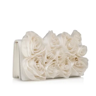 Bettina – Pochette – Raso crepe – Bianco