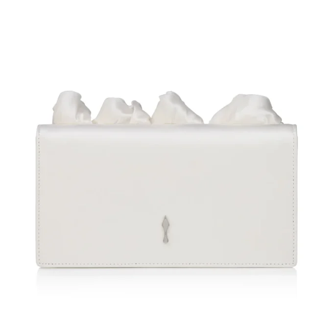 Bettina – Pochette – Raso crepe – Bianco Bettina – Pochette – Raso crepe – Bianco