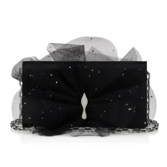 Bettina – Pochette – Raso crepe – Nero
