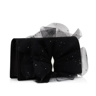 Bettina – Pochette – Raso crepe – Nero