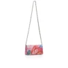 Bettina – Pochette – Tessuto cinese stampato con peonie – Multicolore Bettina – Pochette – Tessuto cinese stampato con peonie – Multicolore