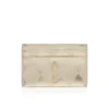 Bettina – Portacarte – Pelle di agnello nappa laminata a forma di diamante – Platino chiaro Bettina – Portacarte – Pelle di agnello nappa laminata a forma di diamante – Platino chiaro