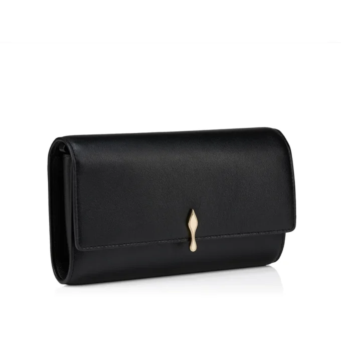 Bettina – Portafoglio con catena – Pelle di agnello nappa – Nero Bettina – Portafoglio con catena – Pelle di agnello nappa – Nero