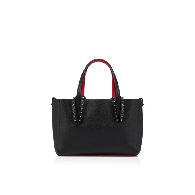 Cabata – Borsa Tote – Morbida pelle di vitello e borchie – Nero Cabata – Borsa Tote – Morbida pelle di vitello e borchie – Nero