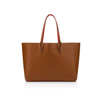 Cabata – Borsa Tote – Pelle di vitello e borchie – Cuoio