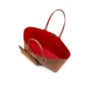 Cabata – Borsa Tote – Pelle di vitello e borchie – Cuoio Cabata – Borsa Tote – Pelle di vitello e borchie – Cuoio