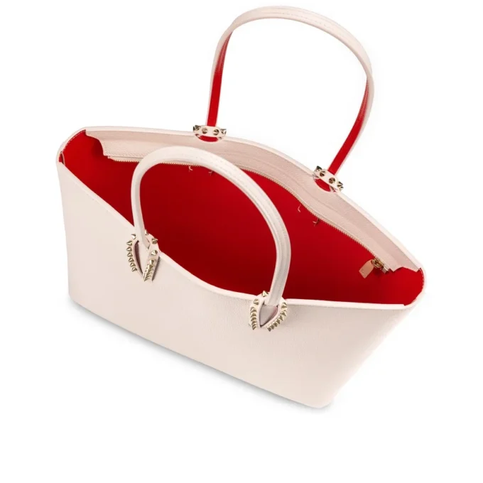 Cabata – Borsa Tote – Pelle di vitello e borchie – Leche Cabata – Borsa Tote – Pelle di vitello e borchie – Leche