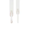 Cabata – Cintura – Pelle di vitello e borchie – Bianco Cabata – Cintura – Pelle di vitello e borchie – Bianco