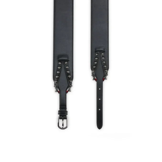 Cabata – Cintura – Pelle di vitello e borchie – Nero Cabata – Cintura – Pelle di vitello e borchie – Nero