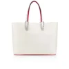 Cabata Large – Borsa Tote – Pelle di vitello e borchie – Bianco Cabata Large – Borsa Tote – Pelle di vitello e borchie – Bianco