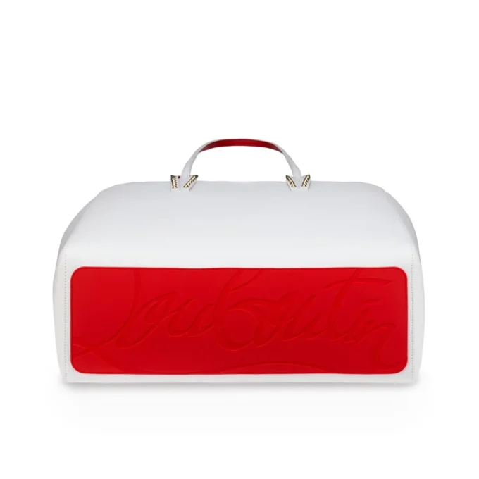 Cabata Large – Borsa Tote – Pelle di vitello e borchie – Bianco Cabata Large – Borsa Tote – Pelle di vitello e borchie – Bianco