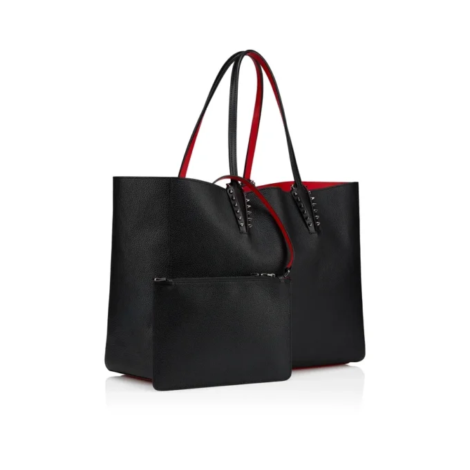 Cabata Large – Borsa Tote – Pelle di vitello e borchie – Nero Cabata Large – Borsa Tote – Pelle di vitello e borchie – Nero