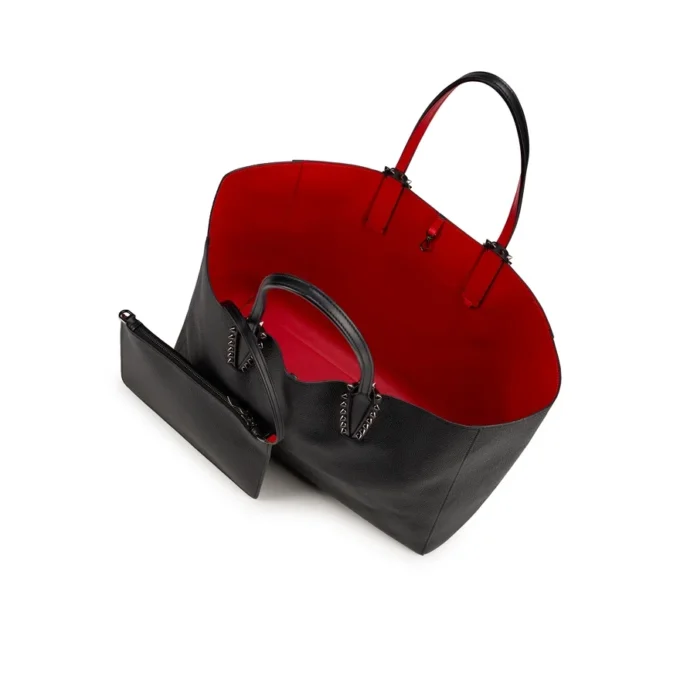 Cabata Large – Borsa Tote – Pelle di vitello e borchie – Nero Cabata Large – Borsa Tote – Pelle di vitello e borchie – Nero