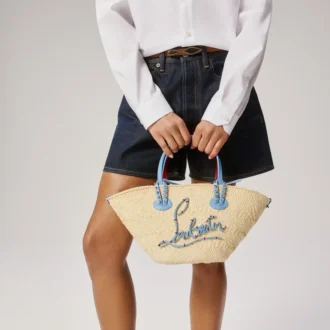 Cabata Mini – Borsa Tote – Rafia all’uncinetto – Naturale